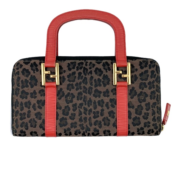 FENDI Mini Leopard Handbag - Picture 3 of 12